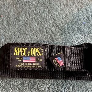 Spec-Ops Black Tactical Belt